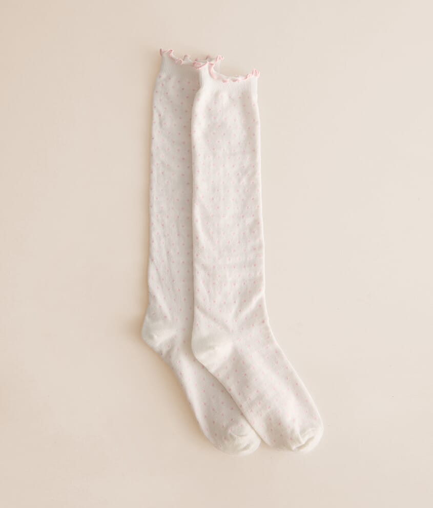 Slouchy Polka Dot Socks