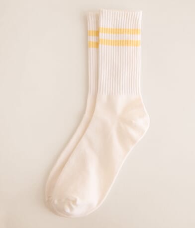 BKE Striped Crew Socks front view