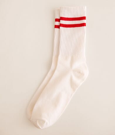 BKE Striped Crew Socks front view