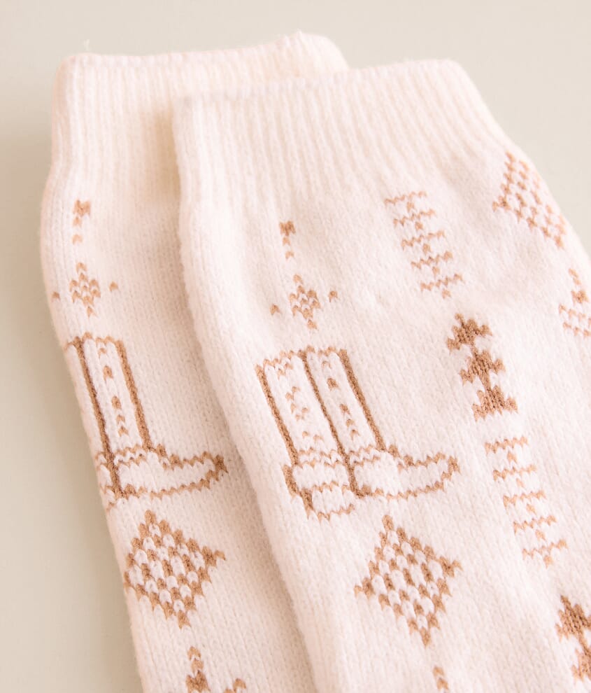 Plush Western Socks