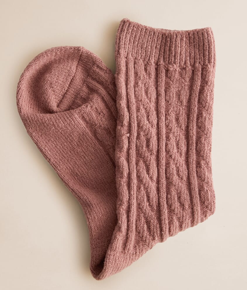 Cable Crew Socks