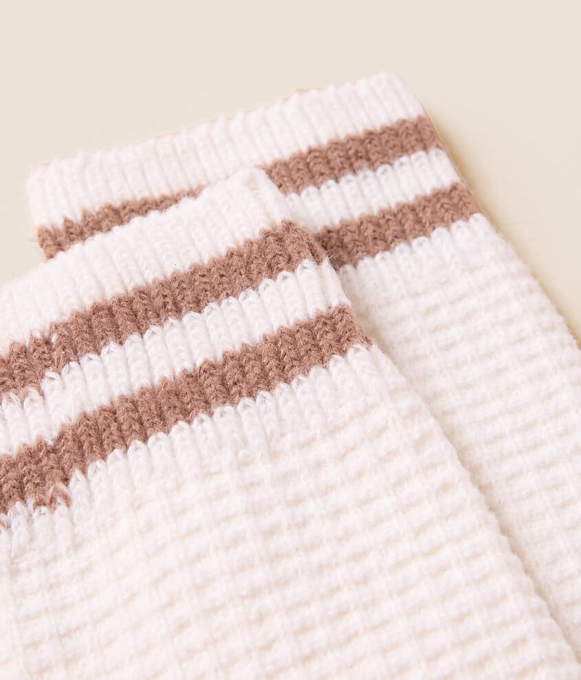 Striped Waffle Socks