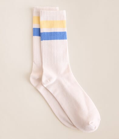 BKE Varsity Striped Socks front view