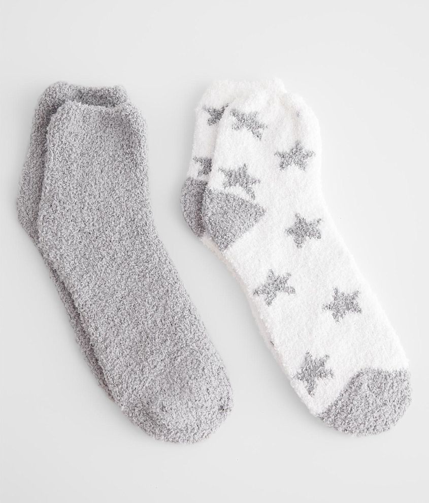 Womens Fluffy Socks 2-Pack