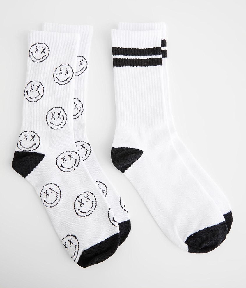 BKE 2 Pack Crew Socks front view