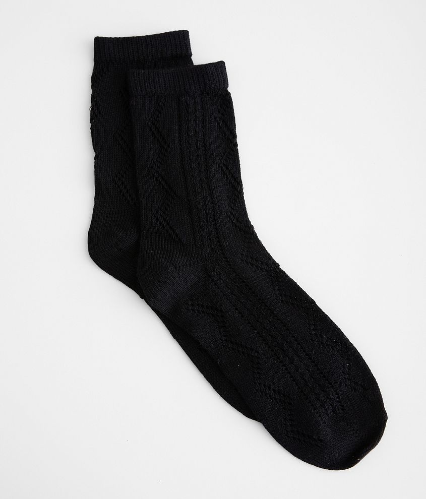 BKE Pointelle Socks front view