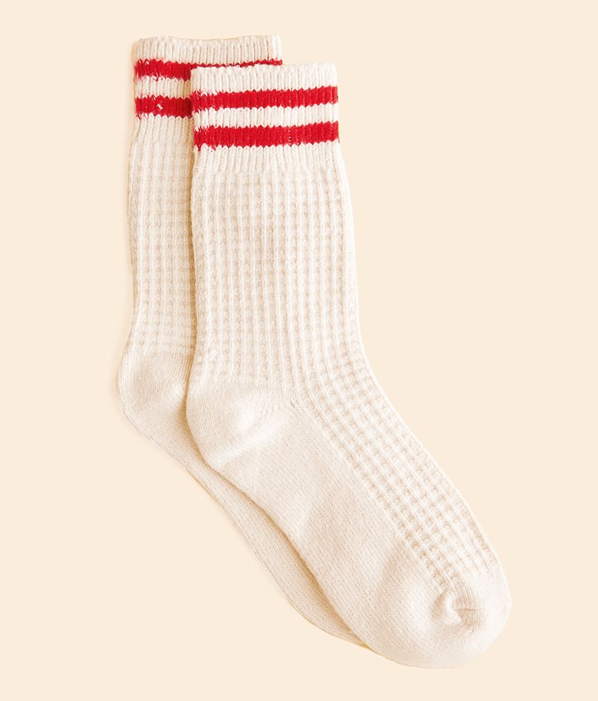 BKE Waffle Knit Boot Socks