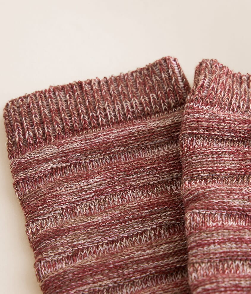 Marled Wide Ribbed Socks