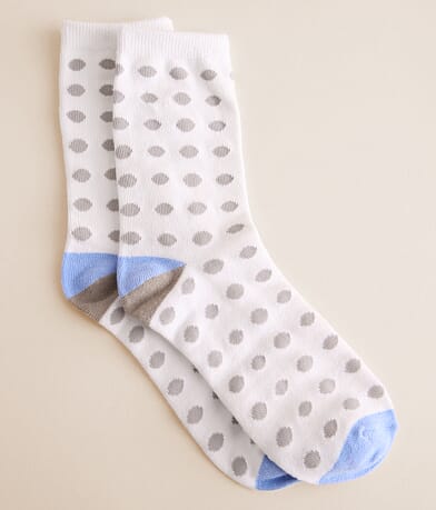 BKE Polka Dot Socks front view
