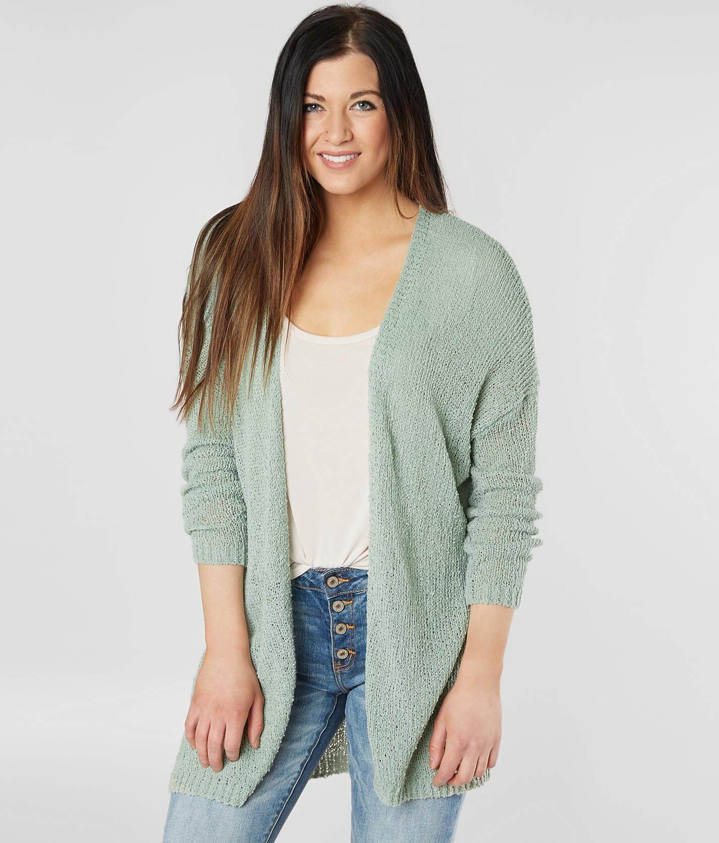 open weave cardigan