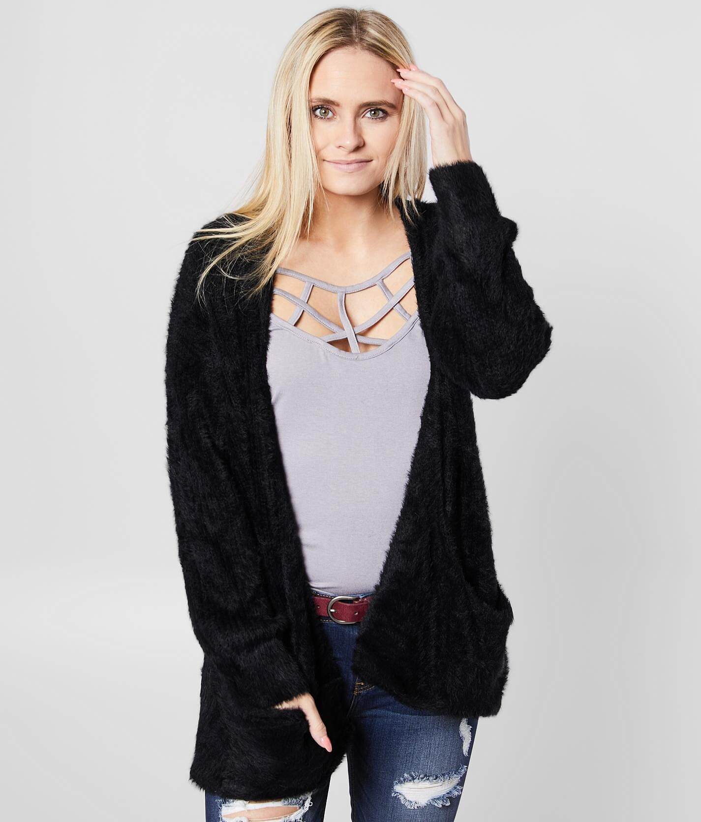 eyelash cardigan sweater