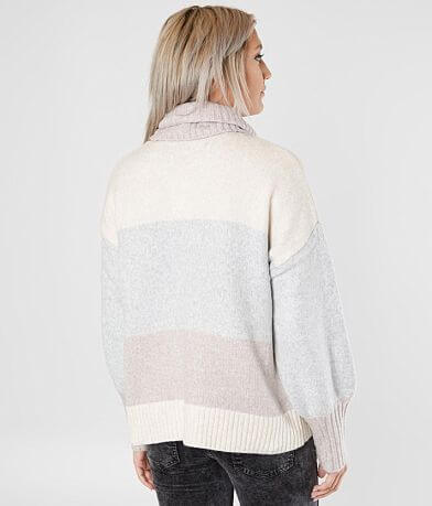 Solutions Colorblock Sweater back view