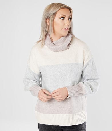 Solutions Colorblock Sweater full right side view