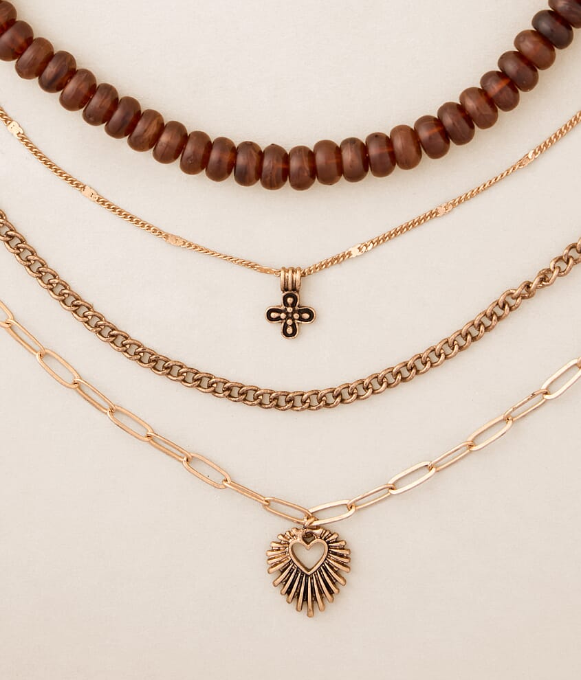 4 Pack Statement Necklace Set