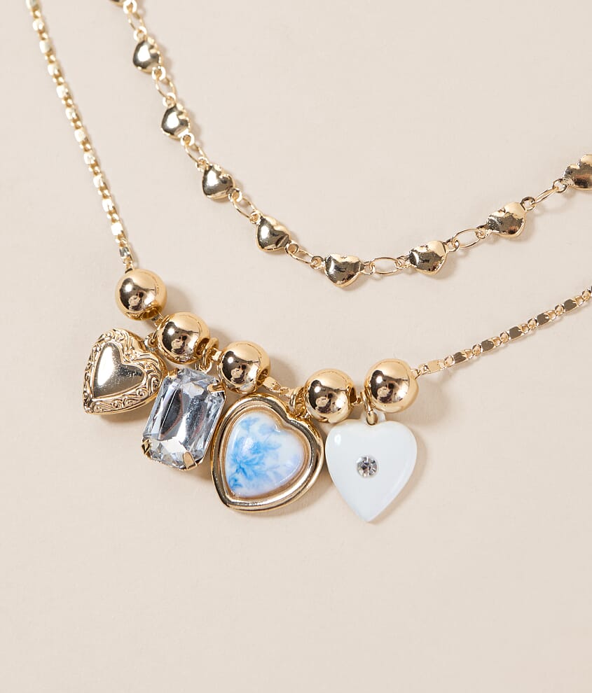 2 Pack Sweetheart Necklace Set