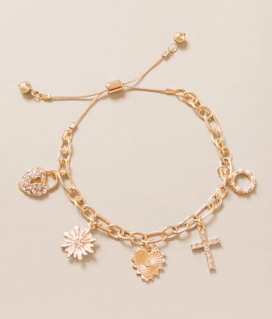 boutique by BKE Sweet Charm Bracelet front view