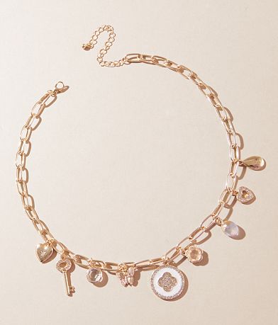 boutique by BKE Charm Necklace front view