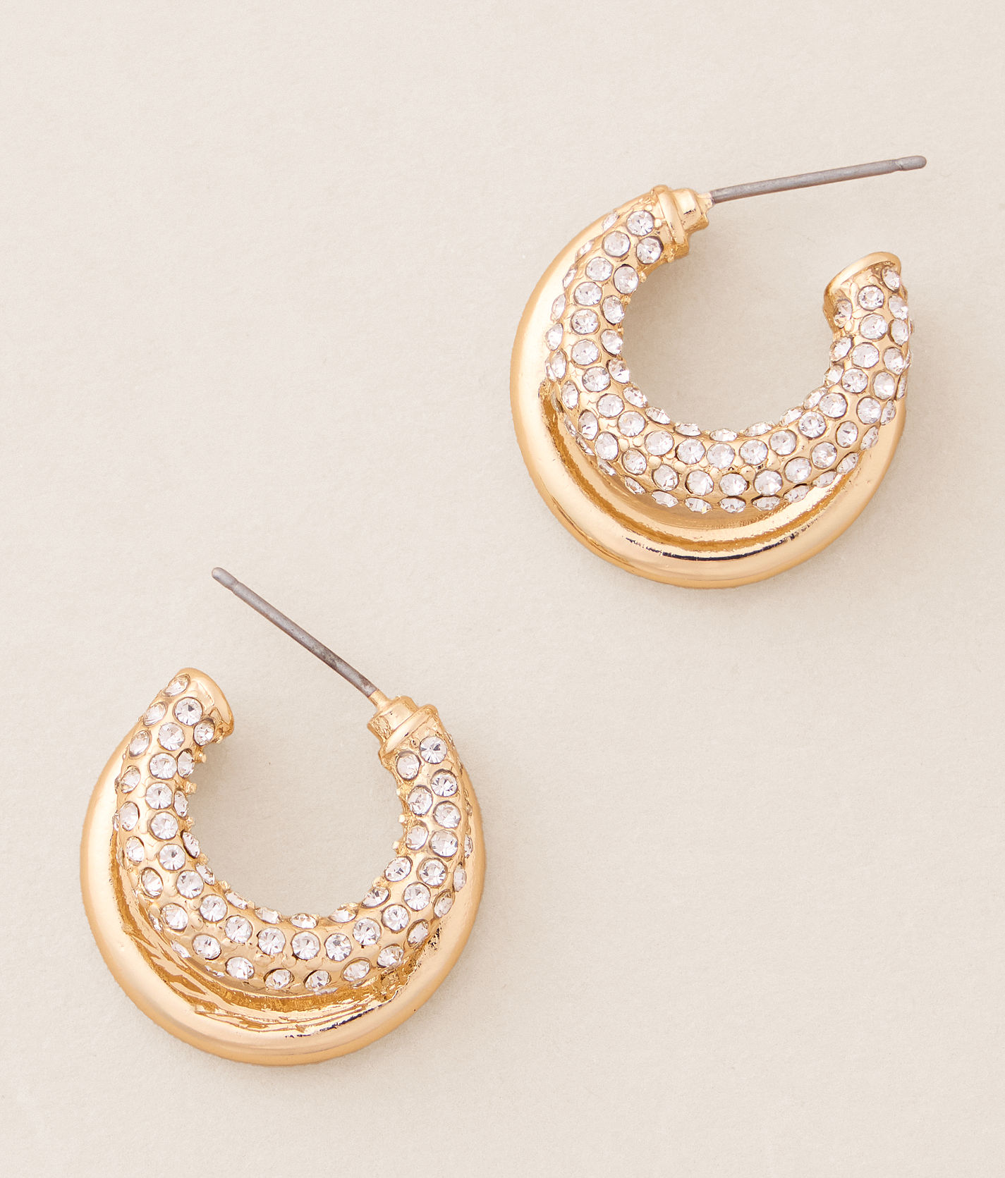 boutique by BKE Glitz Double Hoop Earring - Women's Jewelry