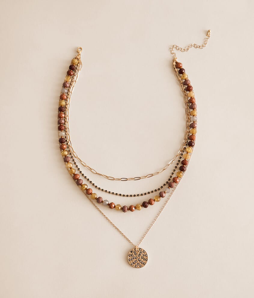Mixed Chain Tiered Necklace