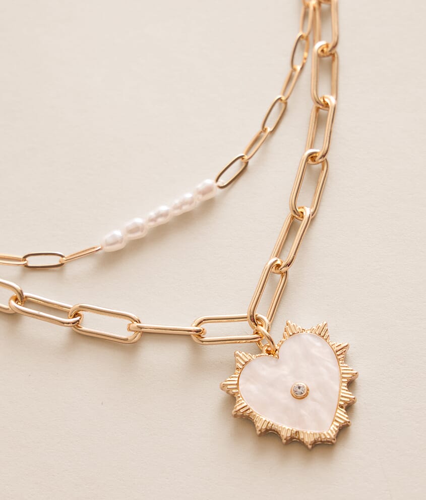 Tiered Heart Necklace