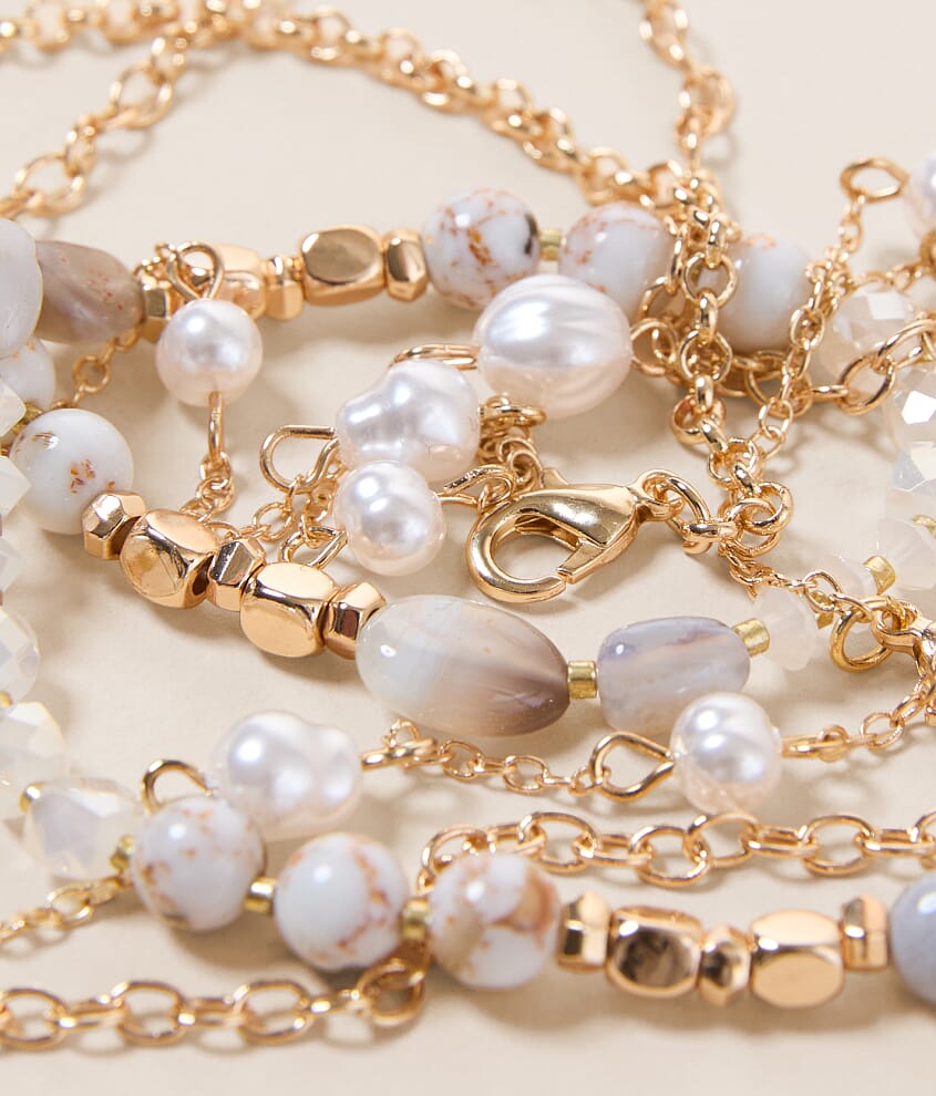 3 Pack Beaded Necklace Set