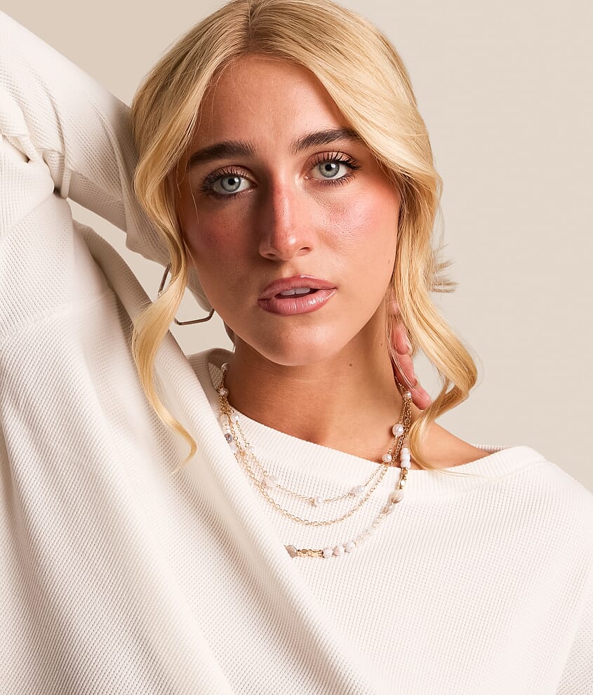 3 Pack Beaded Necklace Set