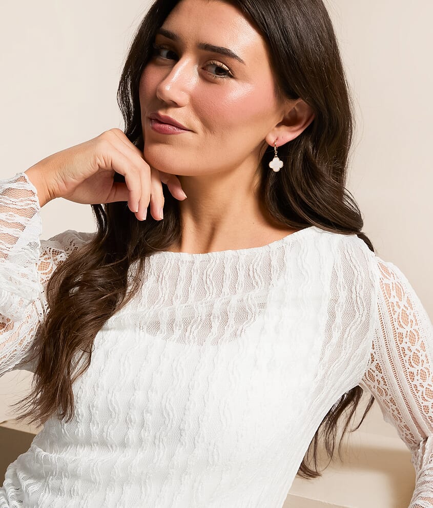 12 Pack Glitz Clover Earring Set