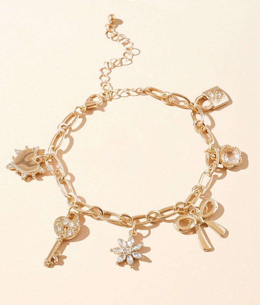 BKE Mixed Charm Bracelet front view