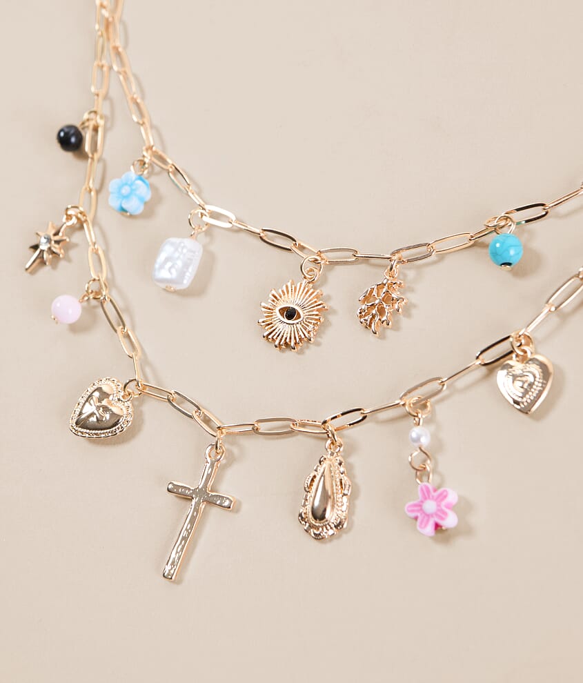 Tiered Charm Necklace