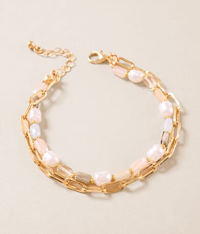 boutique by BKE Layered Bead Bracelet front view
