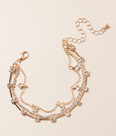 boutique by BKE Glitz Bracelet front view