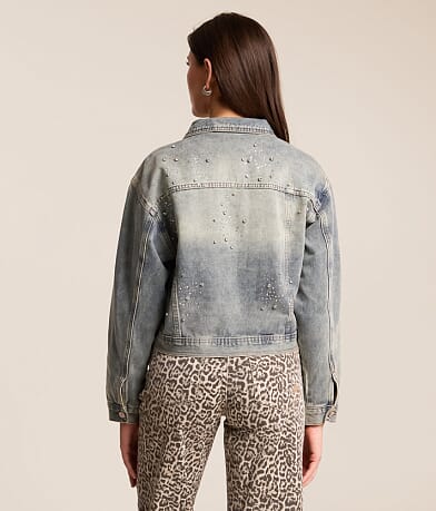 Arendelle Rhinestone Denim Jacket thumbnail 3