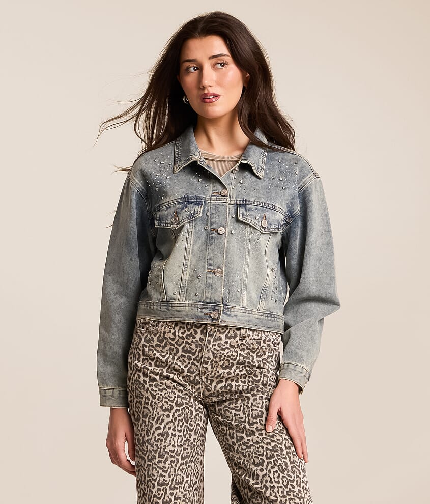 Arendelle Rhinestone Denim Jacket