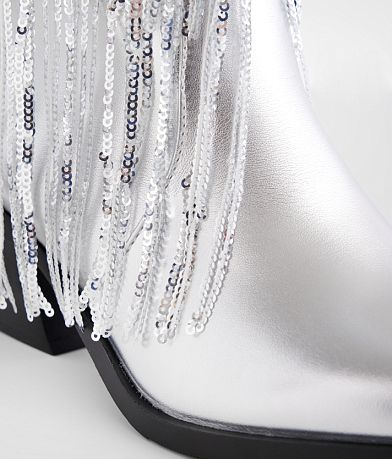 Azalea Wang Joyful Sequin Fringe Western Boot MISC_DETAIL_5
