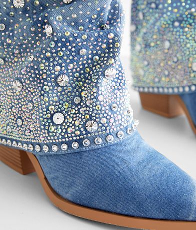 Azalea Wang Mellow Washed Denim Western Boot MISC_DETAIL_4