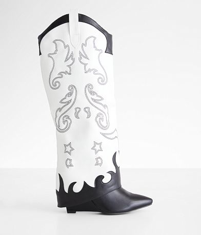 Azalea Wang Outland Western Boot front view