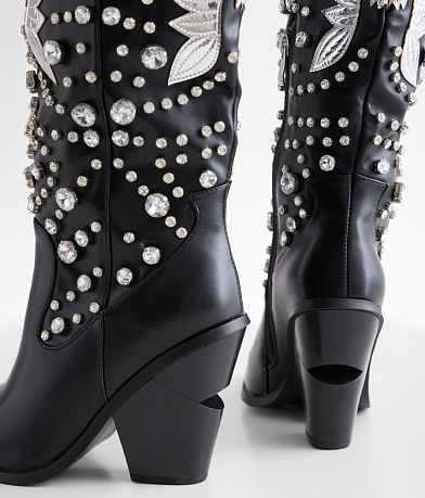 Azalea Wang Upbeat Rhinestone Western Boot MISC_DETAIL_4