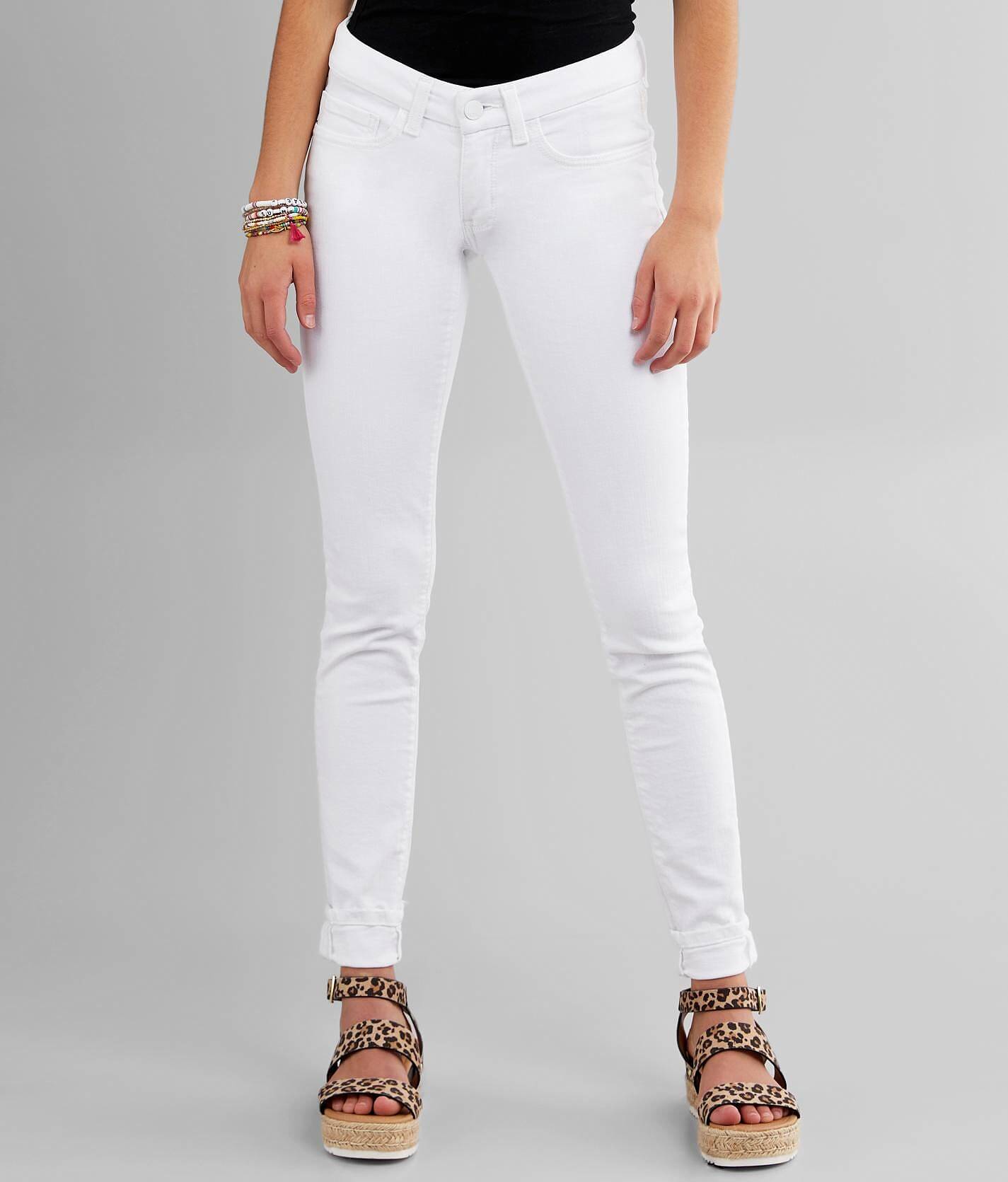 buckle white jeans