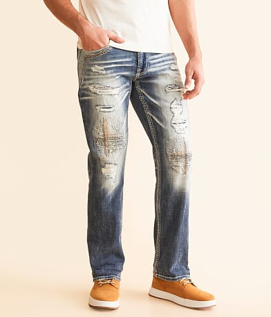 Salvage Mayhem Straight Stretch Jean front view
