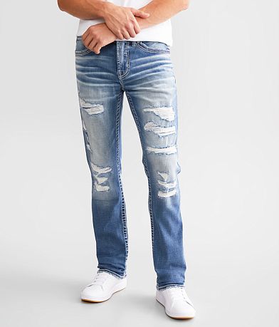 Salvage Riot Taper Stretch Jean front view