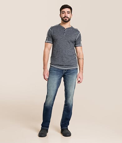 Salvage Riot Taper Stretch Jean front view