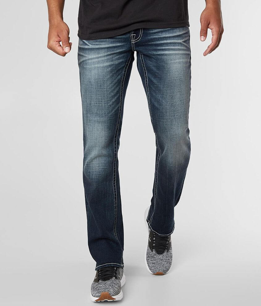 Salvage Mayhem Straight Stretch Jean Men's Jeans in Stingray Buckle