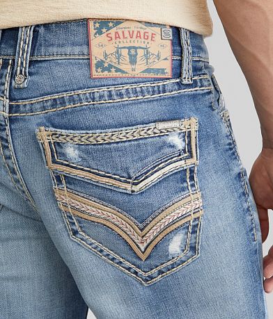 Salvage Mayhem Straight Stretch Jean BACK_POCKET