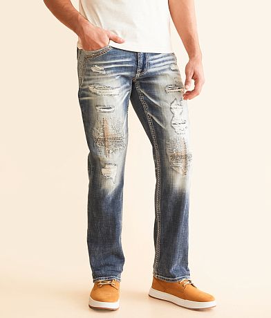 Salvage Mayhem Straight Stretch Jean front view