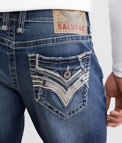 Salvage Anarchy Straight Stretch Jean BACK_POCKET