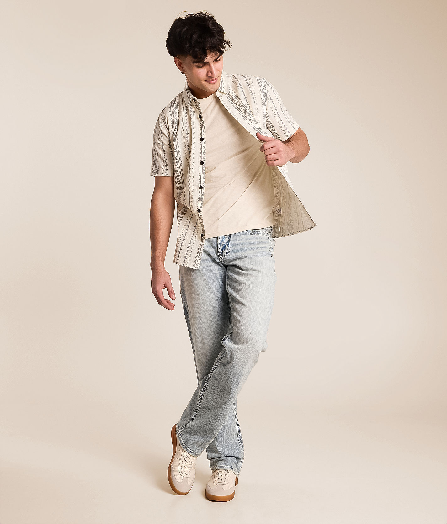 Salvage Anarchy Straight Stretch Jean - Men's Jeans in Grand