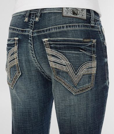 Salvage Havoc Straight Stretch Jean back pocket view