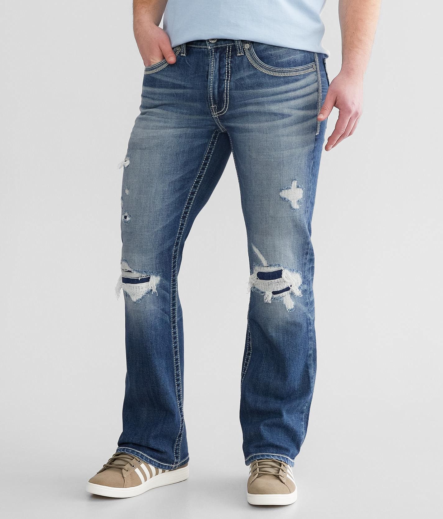 【Raucohouse】Vanishing slim bootcut denim pants Raucohouse】Vanishing slim bootcut denim pants (Raucohouse