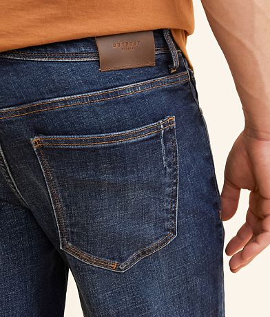 Outpost Makers Straight Stretch Jean back pocket view
