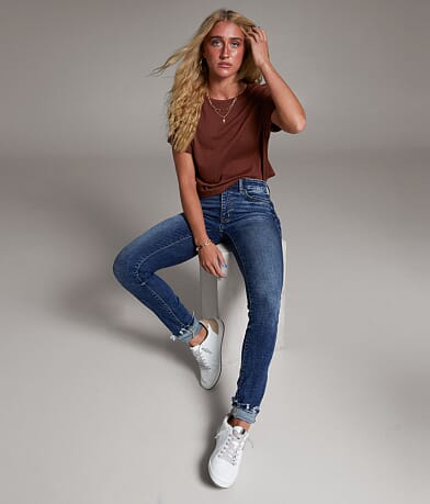 BKE Payton Skinny Stretch Cuffed Jean front view